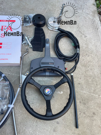 Лодочный мотор Hangkai 9.9 Plus (по факту 20) с дистанцией